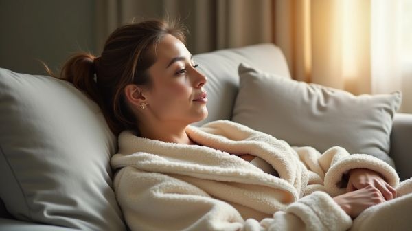 Le confort suprême avec un peignoir femme polaire